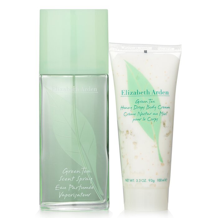 Elizabeth Arden Green Tea Coffret: Eau Parfumee Spray 100ml + Honey Drops Body Cream 100ml 2pcs