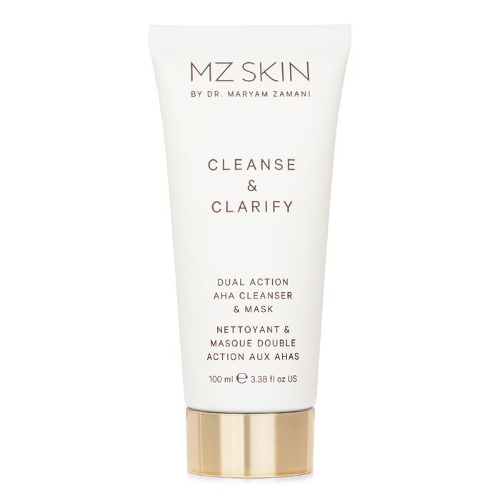 MZ Skin Cleanse & Clarify Dual Action AHA Cleanser & Mask 100ml/3.38oz