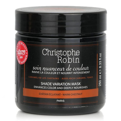 Christophe Robin Shade Variation Mask (Enhances Color & Deeply Nourishes) - Warm Chestnut 250ml/8.33oz