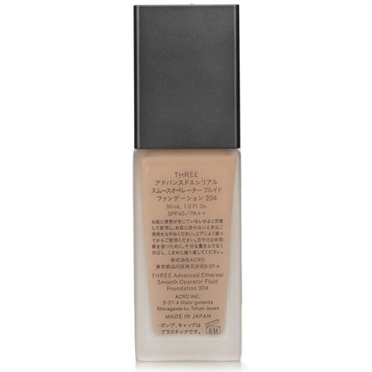 THREE Advanced Ethereal Smooth Operator Fluid Foundation SPF40 - # 204 30ml/1oz