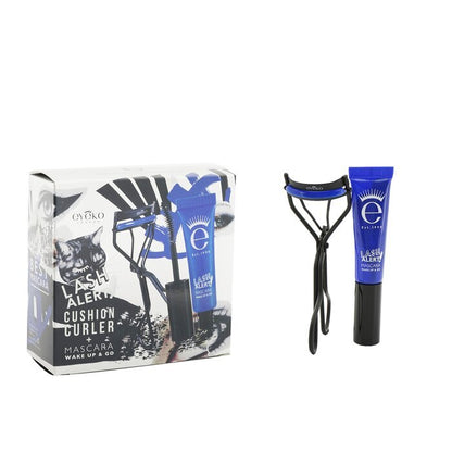 Eyeko Lash Alert Cushion Curler & Mascara Set: Curler + Mascara 4ml 2pcs