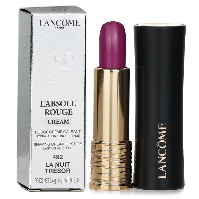 Lancome L'Absolu Rouge Cream Lipstick - # 492 La Nuit Tresor 3.4g/0.12oz