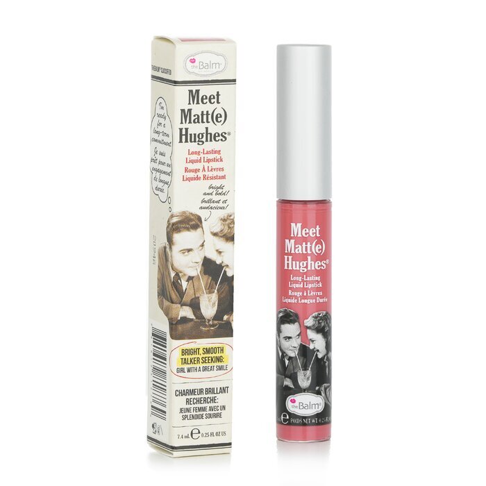 TheBalm Meet Matte Hughes Long Lasting Liquid Lipstick - Genuine 7.4ml/0.25oz