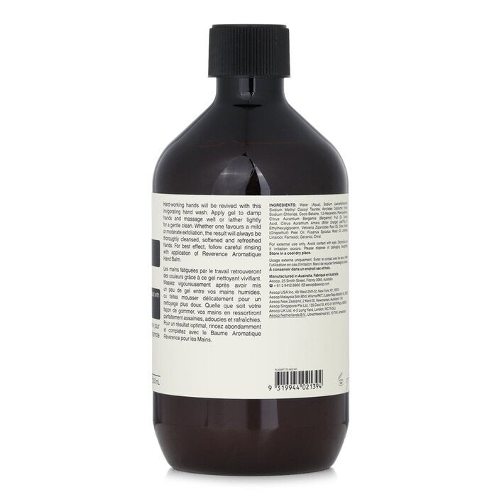 Aesop Reverence Aromatique Hand Wash With Screw Cap 500ml/16.9oz