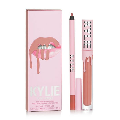 Kylie By Kylie Jenner Matte Lip Kit: Matte Liquid Lipstick 3ml + Lip Liner 1.1g - # 802 Candy K Matte 2pcs