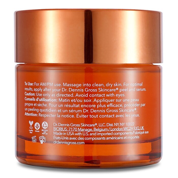 Dr Dennis Gross Vitamin C Lactic Dewy Deep Cream 60ml/2oz