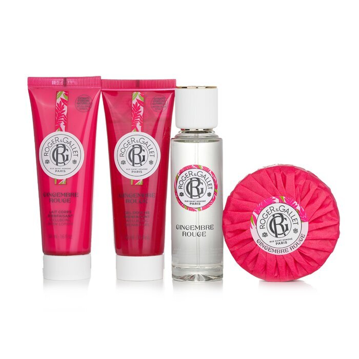 Roger & Gallet Gingembre Rouge Coffret 4pcs