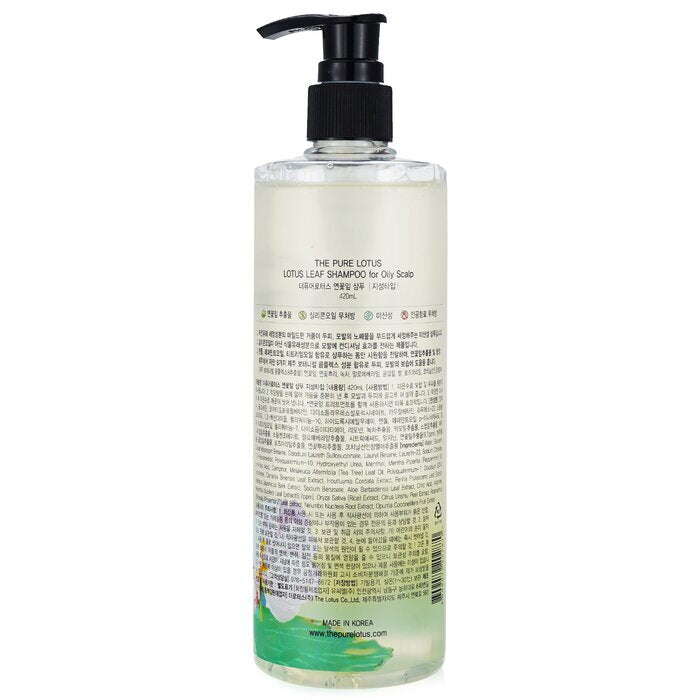 THE PURE LOTUS Lotus Leaf Shampoo - For Oily Scalp 420ml