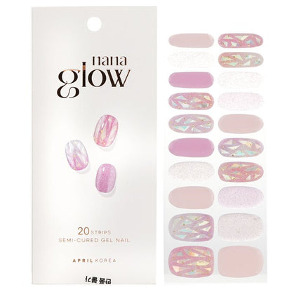 April Korea Nanaglow Nail Sticker - # GN04 20pcs