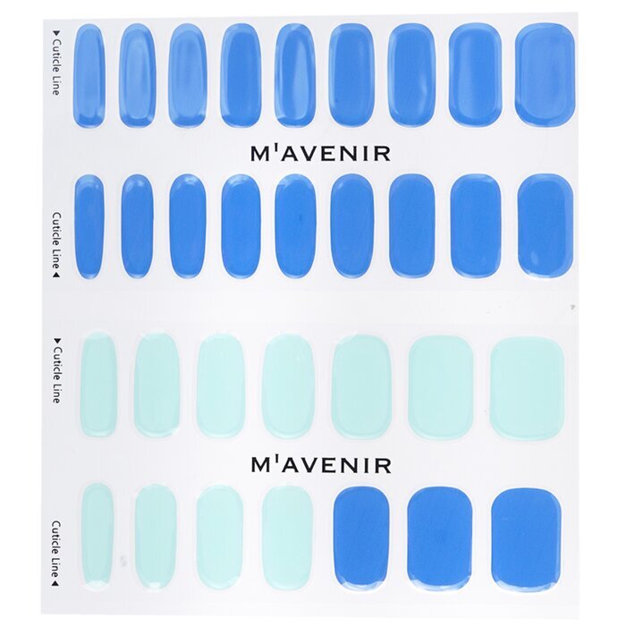 Mavenir Nail Sticker (Blue) - # Washing Blue Jean Nail 32pcs