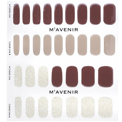 Mavenir Nail Sticker (Assorted Colour) - # Brillante Sepia Nail 32pcs