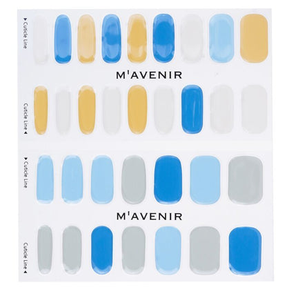 Mavenir Nail Sticker (Assorted Colour) - # Pastel Beach Nail 32pcs