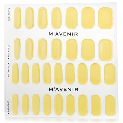 Mavenir Nail Sticker (Patterned) - # Nutty Yellow Nail 32pcs