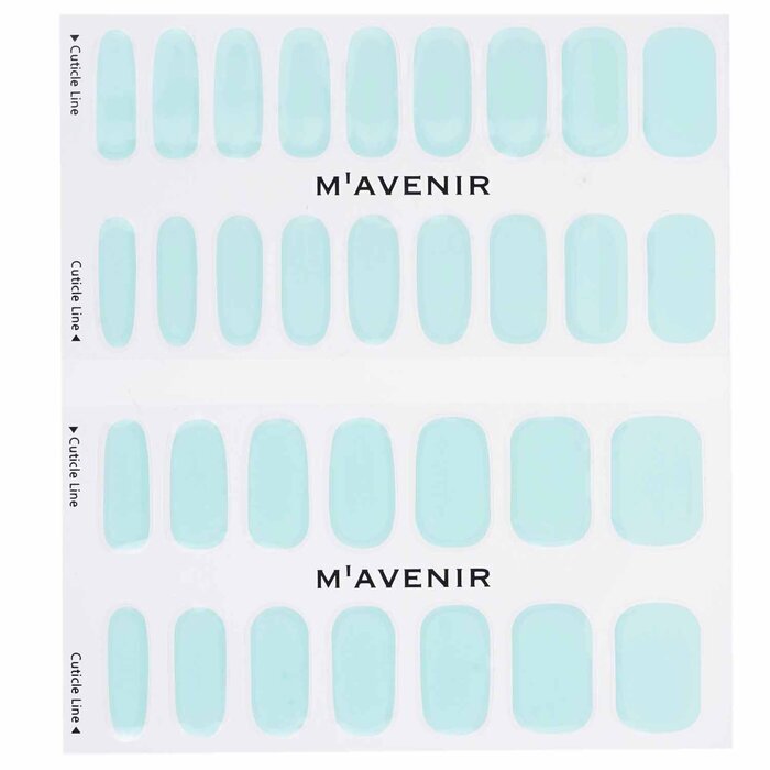 Mavenir Nail Sticker (Blue) - # Aqua Garden Nail 32pcs