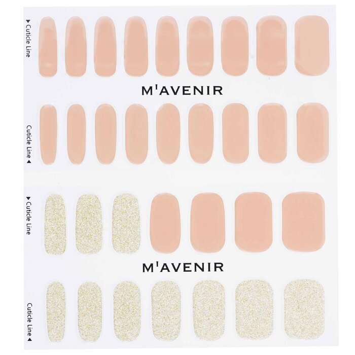 Mavenir Nail Sticker (Pink) - # Gold Beach Nail 32pcs