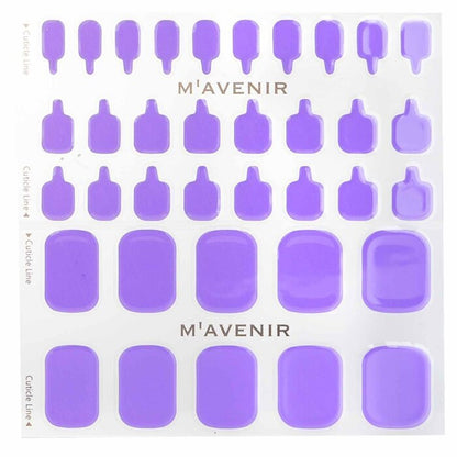 Mavenir Nail Sticker (Purple) - # Dawn Pedi 36pcs