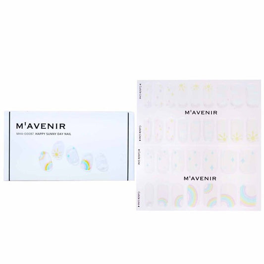 Mavenir Nail Sticker (White) - # Happy Sunny Day Nail 32pcs