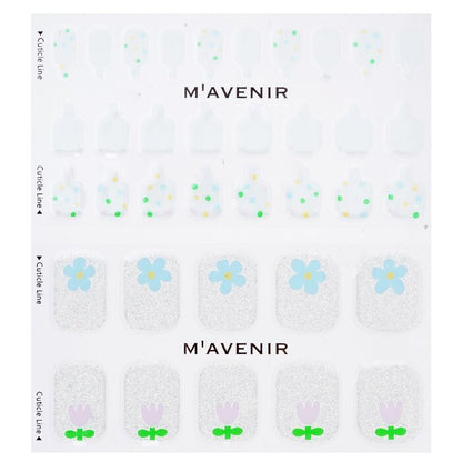 Mavenir Nail Sticker (White) - # Small Garden Pedi 36pcs