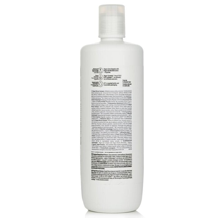 Schwarzkopf BC Repair Rescue Shampoo Arginine (For Damaged Hair) 1000ml/33.8oz