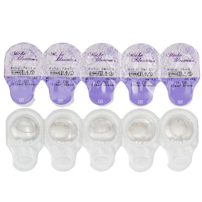 Miche Bloomin' Quarter Veil 1 Day Color Contact Lenses (107 Clear Grege) - 0.00 10pcs