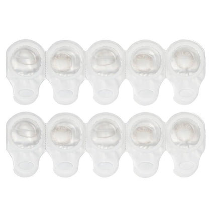 Miche Bloomin' Quarter Veil 1 Day Color Contact Lenses (107 Clear Grege) - 0.00 10pcs