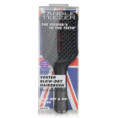 Tangle Teezer Professional Vented Blow-Dry Hair Brush (Large Size) - # Black 1pc