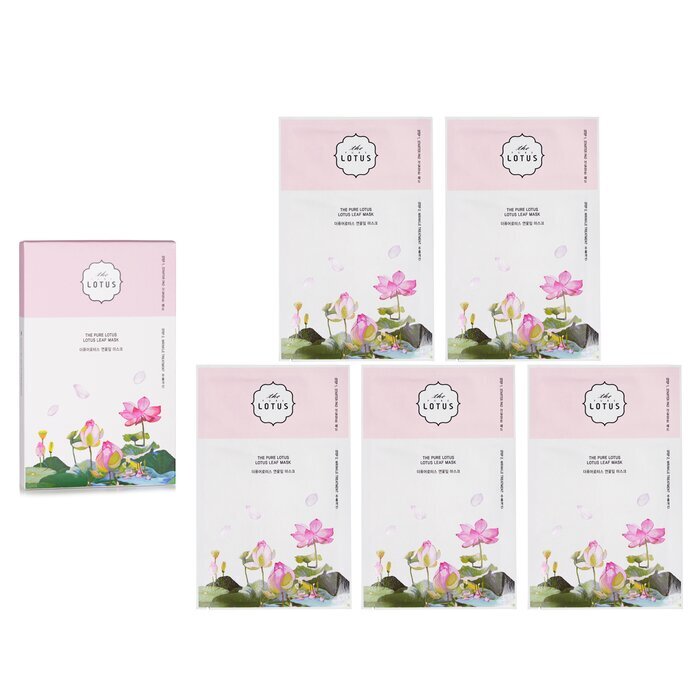 THE PURE LOTUS Lotus Leaf Mask - Wrinkle Treatment 5pcs