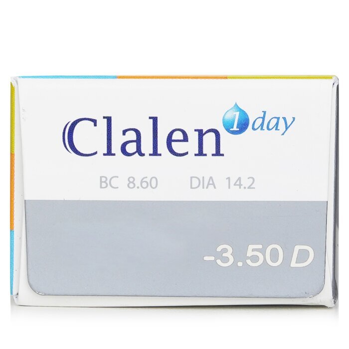 Clalen 1 Day Ultra-Soo Clear Contact Lenses -3.50 30pcs