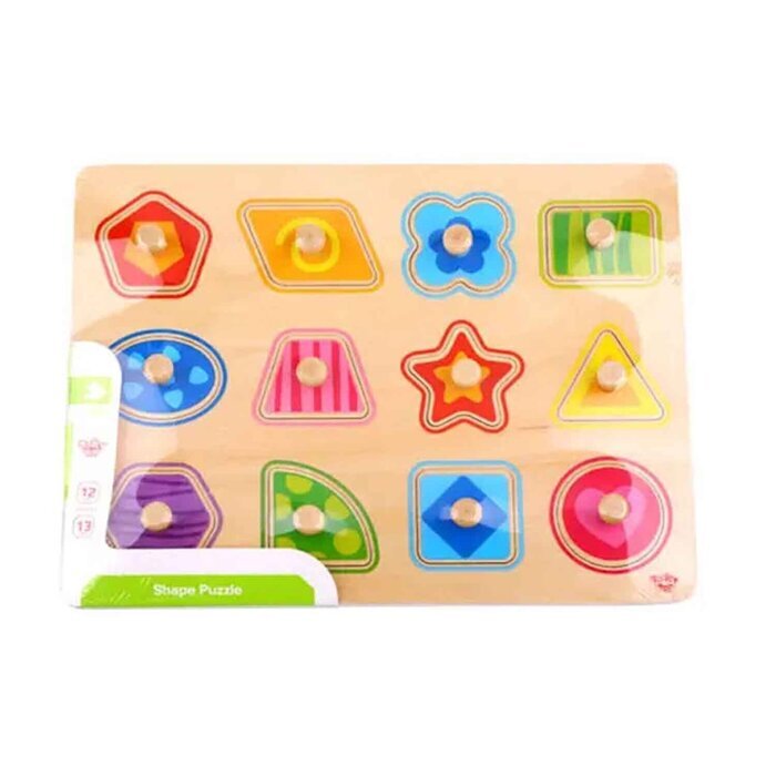 Tooky Toy Co Shape Puzzle 30x23x2cm