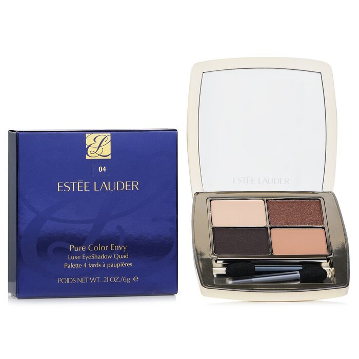 Estee Lauder Pure Color Envy Luxe Eyeshadow Quad # 04 Desert Dunes 6g/0.21oz