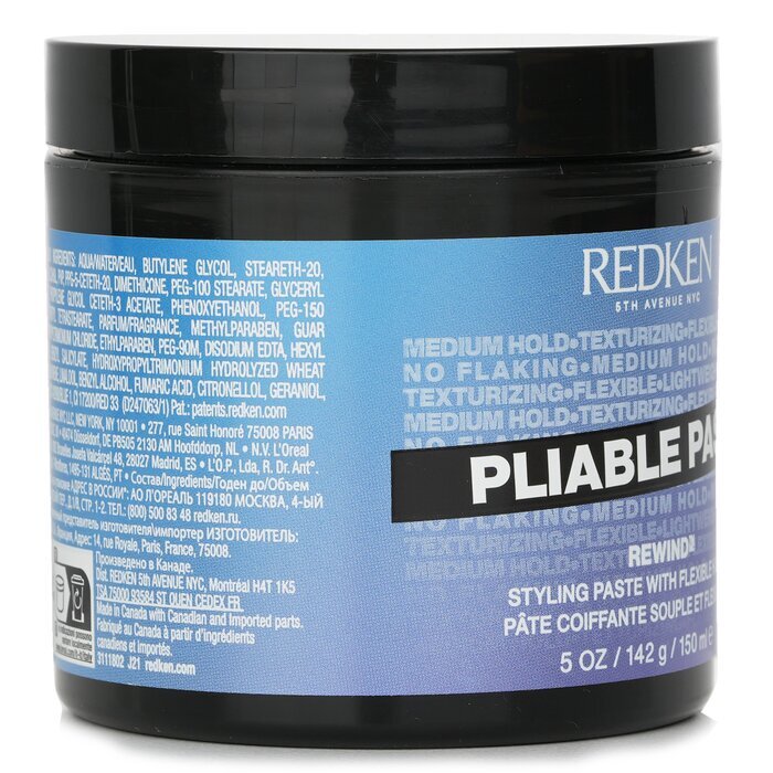 Redken Pâte Souple Pâte de Coiffage Polyvalente avec Tenue Flexible 150ml/5oz