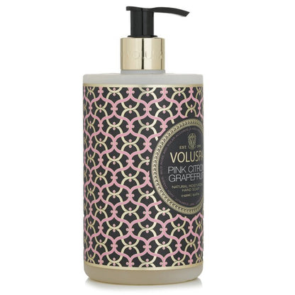 Voluspa Pink Citron Grapefruit Hand Soap - Ripe Citron Grapefruit, Tart Cassis & Subtle Rose 450ml/15.2oz