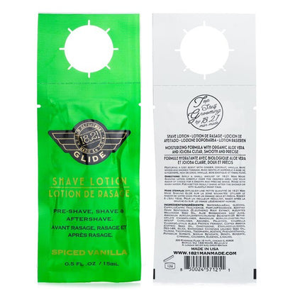18.21 Man Made Glide Shave Lotion -  Spiced Vanilla 15ml