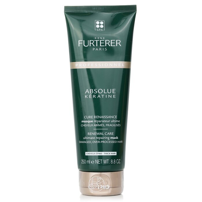 Rene Furterer Absolue Keratine Ultimate Repairing Mask (For Thick Hair) 250ml/8.8oz