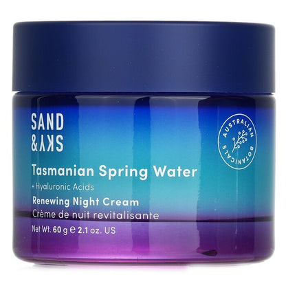 Sand & Sky Tasmanian Spring Water - Renewing Night Cream 60g/2.1oz