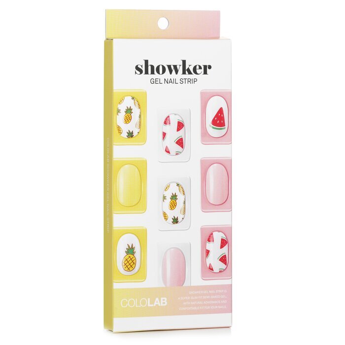 Cololab Showker Gel Nail Strip # CNA604 I'm Fine Watermelon 1pcs