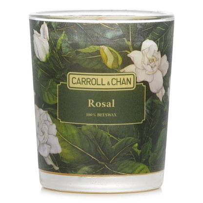 Carroll & Chan Bougie Votive 100% Cire d’Abeille - Rosal (Néroli, Gardénia & Musc) 65g/2,3oz