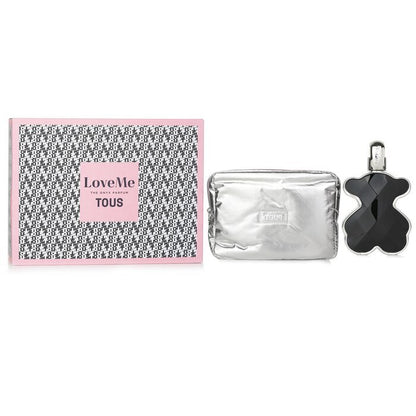 Tous Love Me The Onyx Parfum Coffert :  Eau De Perfum 90ml + Bag 2pcs