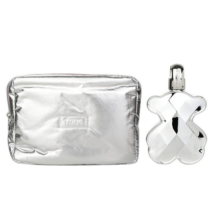 Tous Love Me The Silver Parfum Coffert : Eau De Perfum 90ml + Bag 2pcs