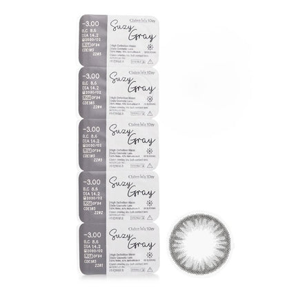 Clalen Iris 1Day Suzy Gray -3.00 5pcs x 1 strip