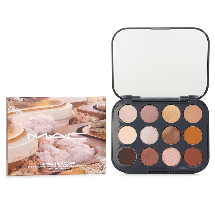 MAC Connect In Colour Eye Shadow (12x Eyeshadow) Palette - # Unfiltered Nudes 12.2g/0.43oz