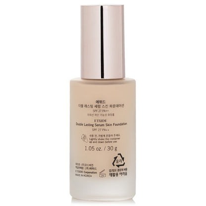 Etude House Double Lasting Serum Skin Foundation SPF 27 - # 19N1 Vanilla 30g/1.05oz