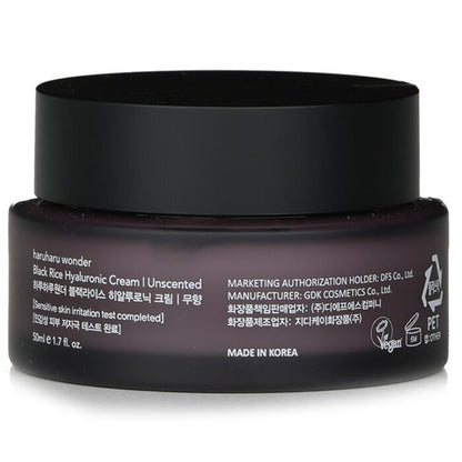 Haruharu Wonder Black Rice Hyaluronic Cream (Unscented) 50ml/1.7oz