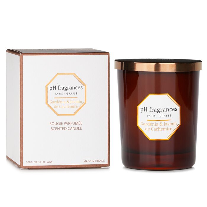 pH fragrances Scented Candle Gardenia & Jasmine Of Cashmere 180g/6.3oz