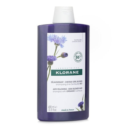 Klorane Shampoo With Organic Centaury (Anti Yellowing Gray Blonde Hair) 400ml/13.5oz