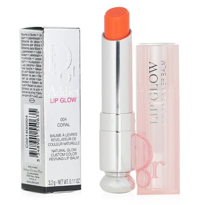 Christian Dior Dior Addict Lip Glow Reviving Lip Balm - #004 Coral (With box from Seasonal Set) 3.2g/0.11oz