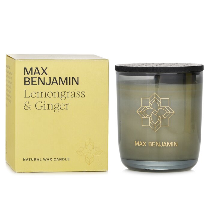 Max Benjamin Natural Wax Candle - Lemongrass & Ginger 210g/7.4oz