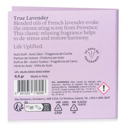 Max Benjamin Car Fragrance Refill - True Lavender 1pc