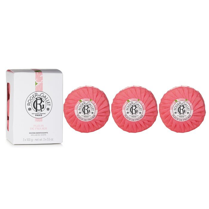 Roger & Gallet Fig Blossom Wellbeing Soaps Coffret 3x100g