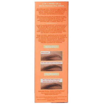 Grande Cosmetics (GrandeLash) GrandeBROW 2 in 1 Tinted Brow Gel + Brow Enhancing Serum -  Medium 3.5ml